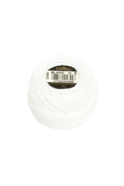 DMC Pearl Cotton on a Ball, Small - Size 8 - 10 gram, Color BLANC