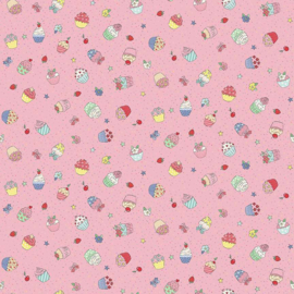 Afternoon Tea- Cupcake Confetti Pink