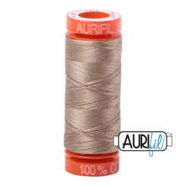 Aurifil Quiltgaren- MAKO 50 - 200 meter - Kleur: 2325 - Linen