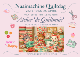 Naaimachine Quiltdag - Zaterdag 25 april