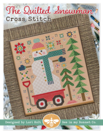 The Quilted Snowman - Cross Stitch Pattern