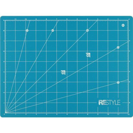 Snijmat - Restyle- 25 x 33 cm - 12" x 9" - Turquoise