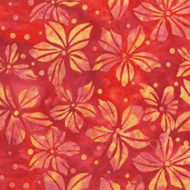 Anthology:  Batik Jaqueline de Jonge - Coral Bliss - Tropical Coral - 3215Q-X