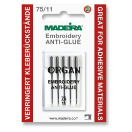 Madeira - Naaimachine antiglue  naalden  9456 - 5 stuks - 75/11