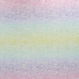 Tula Pink - Floral Reef-   Tula Pink Floral Reef Collection: Making Waves Vinyl 1/2 Yard Cut # HCVTPMA