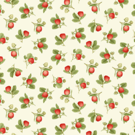 'Strawberry Garden' by Jane Shasky - 507-86 - Small Tossed Strawberries