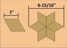 2" Six Point Diamond (75 stuks )