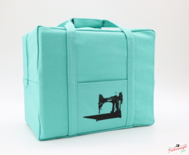 Singer Featherweight Case Tote Bag - Teal-