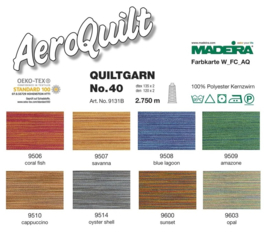 Madeira AeroQuilt - Quilt garen - MULTI COLOR - 2750 meter, 40wt