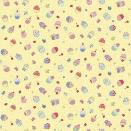 Afternoon Tea- Cupcake Confetti Yellow