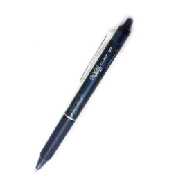 Frixion Pen - Blauw Zwart , 0.7 mm - Clicker