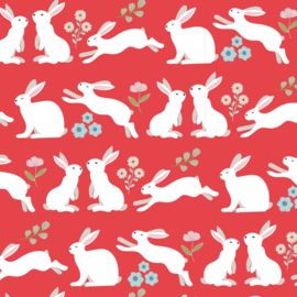 'Poppie's Patchwork Club' by Poppie Cotton - PETER RABBIT - RED