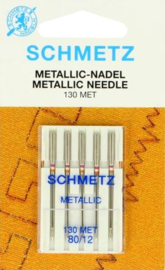 SCHMETZ - Naaimachine Metallic Naalden - 5 stuks - 130MET - 80/12