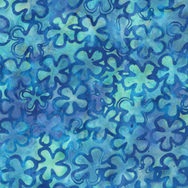 Anthology:  Batik Jaqueline de Jonge - Vibrance -Clover Aqua - 3324QX