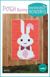 Patroon: POSH Bunny - by Sew Kind of Wonderful - QCR Mini pattern