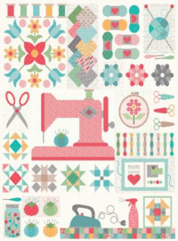 Stitch Quilt Puzzel 'My Happy Place' by Lori Holt - 1000 stukjes