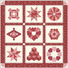 Ruby Sampler - By Paperpieces - Patroon inclusief Paper Piecing (papieren mallen)