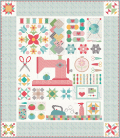 'My Happy Place' Sew Simple Shapes Template Set by Lori Holt - 38 stuks