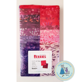 Strippies Bali Palettes - Benartex - 40 strips (2,5" x 42") - BERRIES