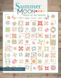 Patroonboek: 'Summer Moon - Block of the Month' by Carrie Nelson