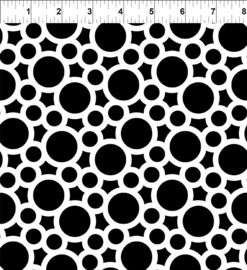 'A Groovy Garden' - Bubble Trellis Black and White - 9AGG1 SALE