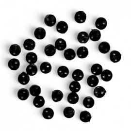 'Tiny Buttons - Micro Black'- by Buttons Galore - 35 knoopjes á 4 mm