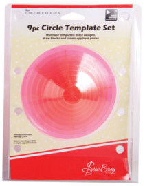 Sew Easy - 9pc Circle Template Set