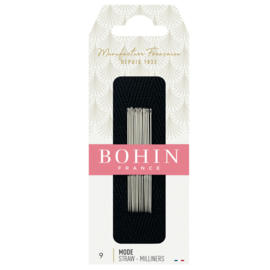 Bohin - Sewing Needles - MODE - Straw-Milliners, Nr. 9 - 15 stuks