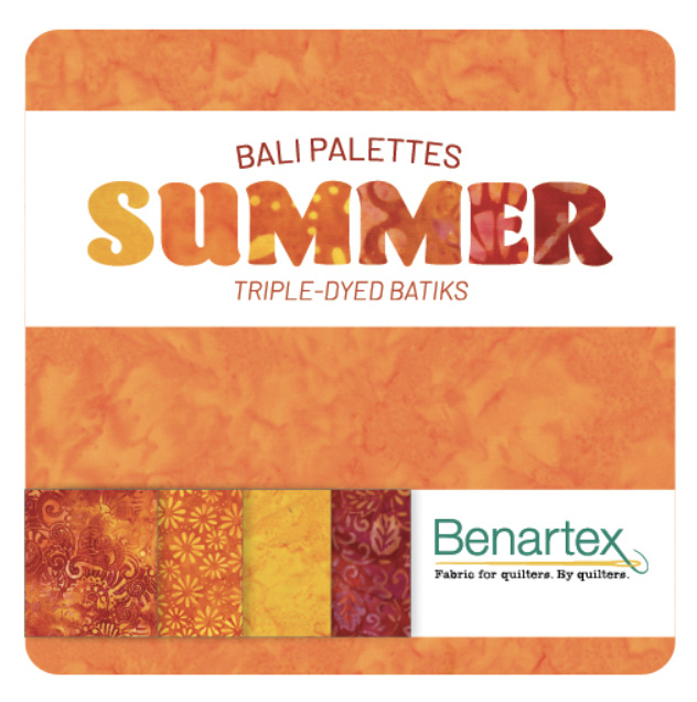 Strippies Bali Palettes - Benartex - 40 strips (2,5" x 42") - SUMMER