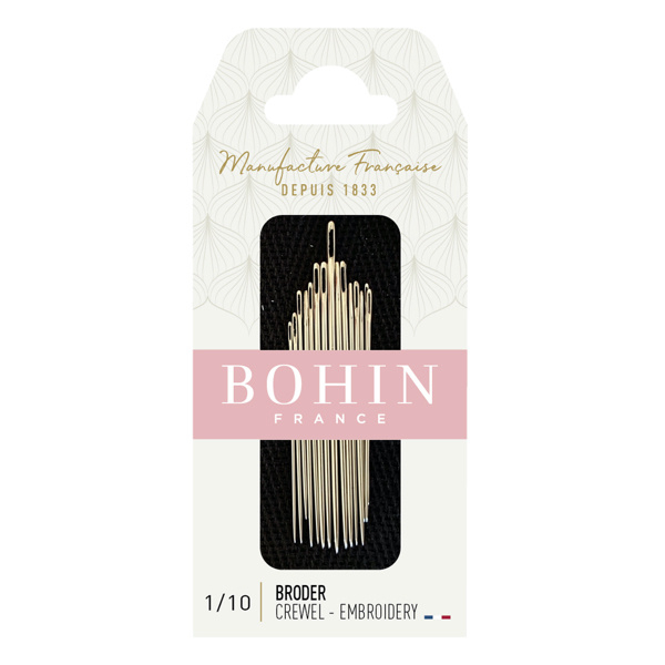 Bohin - Borduurnaald,  Nr. 1/10 - 15 stuks - Crewel Embroidery Needles