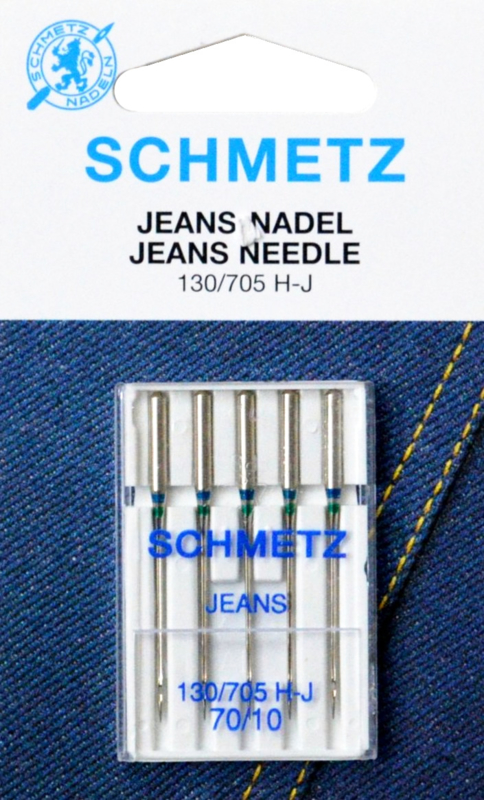 SCHMETZ - Naaimachine Jeans Naalden - 5 stuks - 130/705 HJ - 70/10