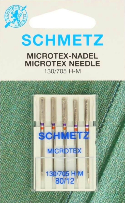 SCHMETZ - Naaimachine Naalden Microtex - 5 stuks  - 130/705 H-M  - 80/12