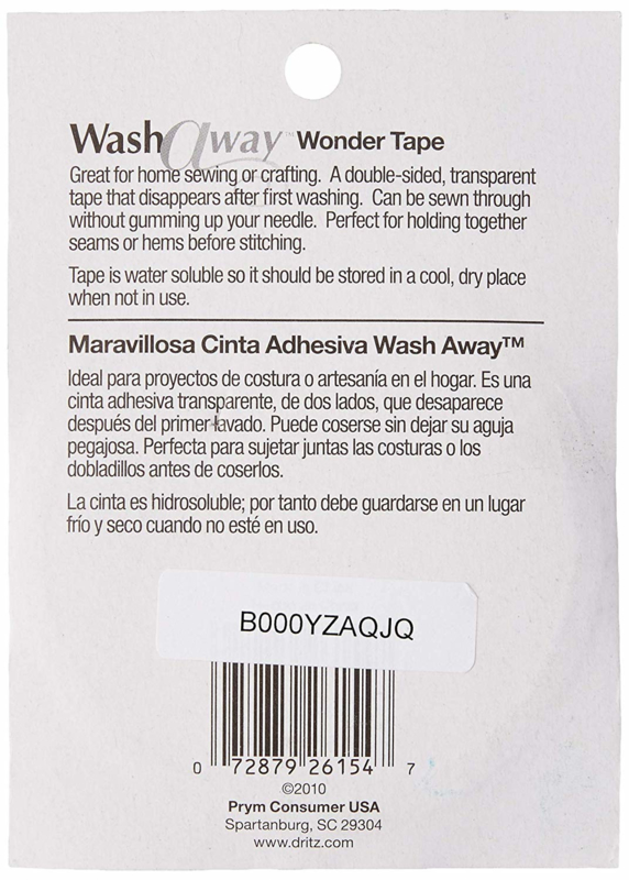 Dritz Wash Away Wonder Tape - 1/4 x 10 yds.