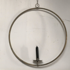 Ronde Hanger gold met kaarsenstandaard