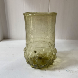 Vase Recycled glass light gold