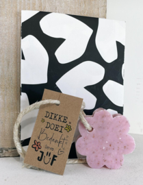 Origineel cadeau voor de juf | Zeephanger Bloem dikke doei