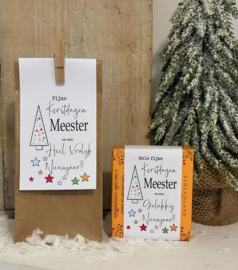 Kerstcadeautje voor de meester | Fijne kerstdagen