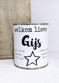 Blik "Geboorte gepersonaliseerd"