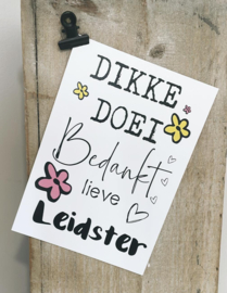 Kaart leidster | Dikke doei