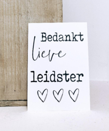 Leidster cadeautje “Pen + lekkers”