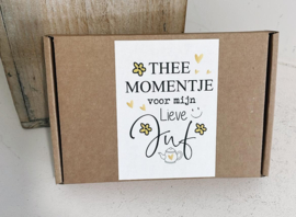 Juffendag cadeau | Theemomentje voor mijn lieve juf