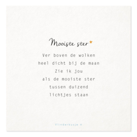Ansichtkaart | Mooiste ster