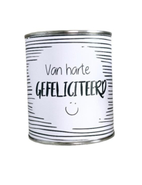 Cadeau Blik | Gefeliciteerd