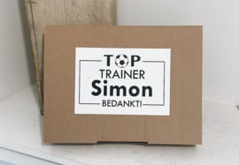 cadeau voetbal trainer | pakket met voetballen
