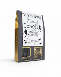 Cadeau voetbalcoach | D'rop luxe cadeauverpakking
