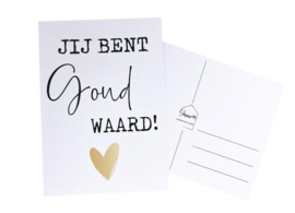 Blik “Goud waard!”