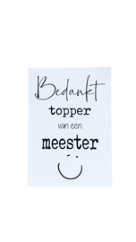 Afscheid meester "Meester thee"