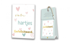 Brievenbus cadeau verjaardag vrouw | Van harte gefeliciteerd geur roze