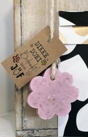 Origineel cadeau voor de juf | Zeephanger Bloem dikke doei