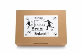 cadeau trainer einde seizoen | Gepersonaliseerd cadeau pakket